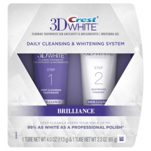 CREST 3D WHITE BRILLIANCE DAILY TWO-STEP SYSTEM