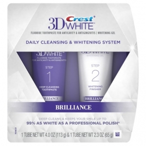 CREST 3D WHITE BRILLIANCE DAILY TWO-STEP SYSTEM