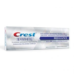 ЗУБНАЯ ПАСТА CREST 3D WHITE BRILLIANCE MINT 116 G